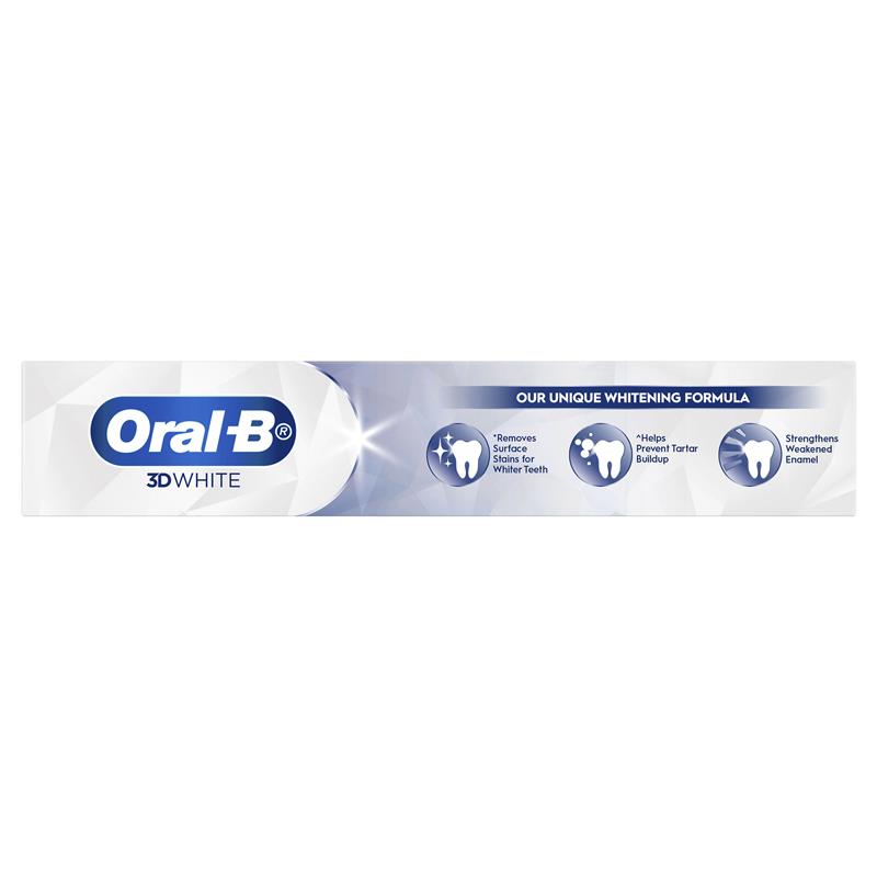 Oral-B 3D White Enamel Strengthening Toothpaste 190g