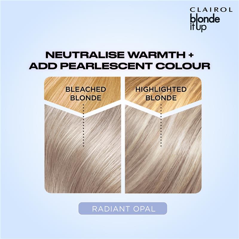 Clairol Blonde It Up Crystal Glow Semi Permanent Toner Radient Opal