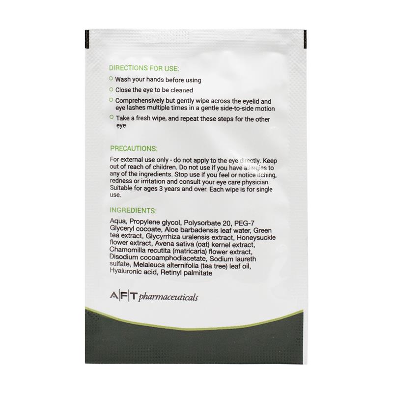 Opti-Soothe Preservative-Free Eyelid Wipes - 30 Wipes for Daily Hygiene