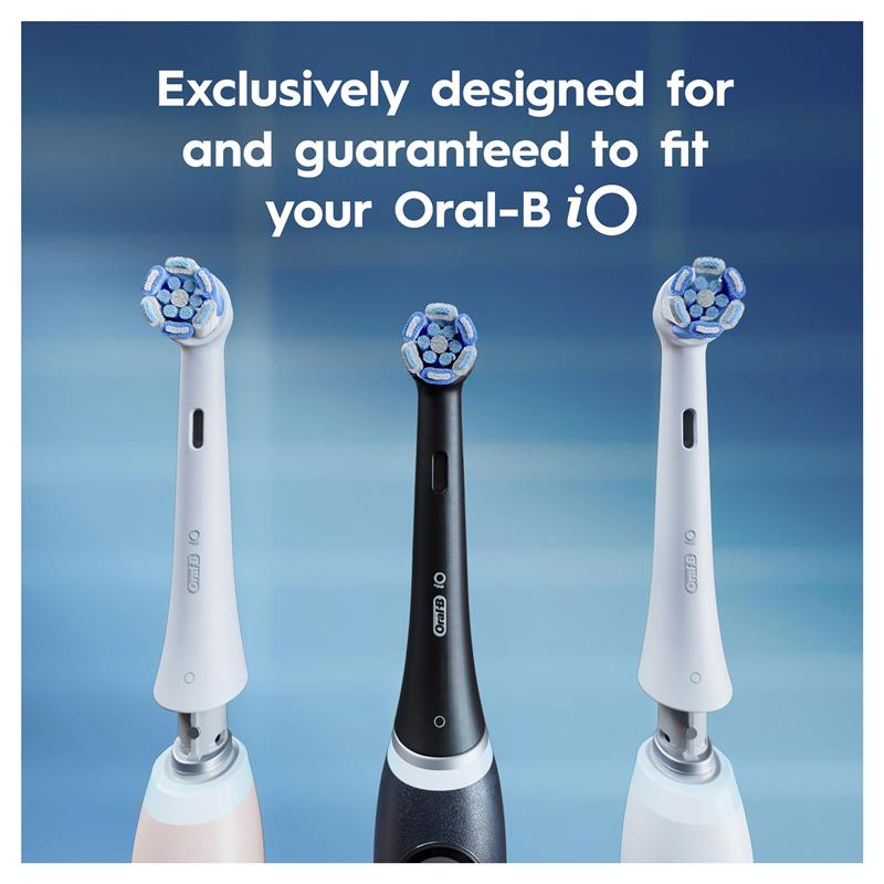 Oral-B iO Clean & Gum Protect Brush Head Refills - White, 2 Pack