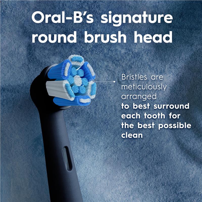 Oral-B iO Advanced Clean Brush Head Refills - White, 4 Pack
