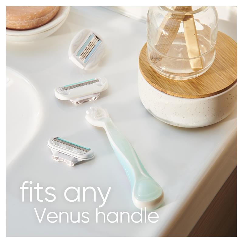 Gillette Venus Deluxe Smooth Sensitive 5-Blade Razor Refills - 4 Pack
