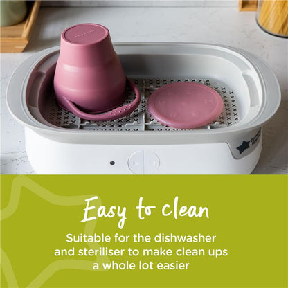 Tommee Tippee Silicone Collapsible Snack Pot - Baby Weaning Essential
