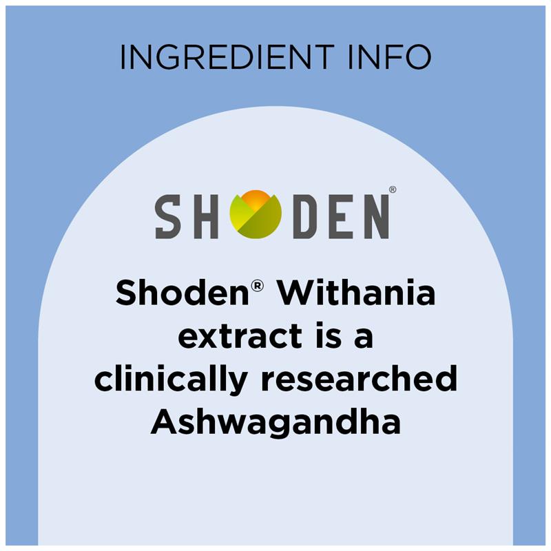 GO Healthy Ashwagandha Plus Stress & Energy 120 Hard Capsules Exclusive Size