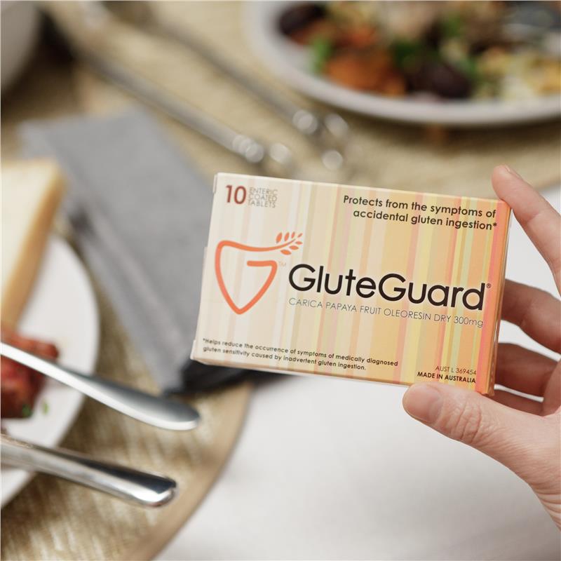 GluteGuard - 10 Tablets for Gluten Sensitivity