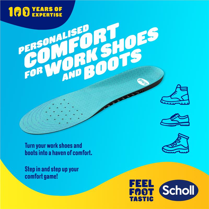 Scholl Gel Activ Insole Work & Boot Large