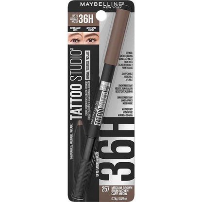 Maybelline Tattoo Studio Brow Pencil Medium Brown