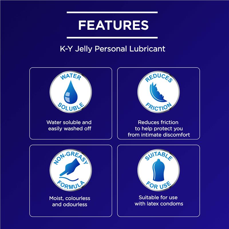 Durex K-Y Jelly Personal Intimate Gel Lubricant - 100g