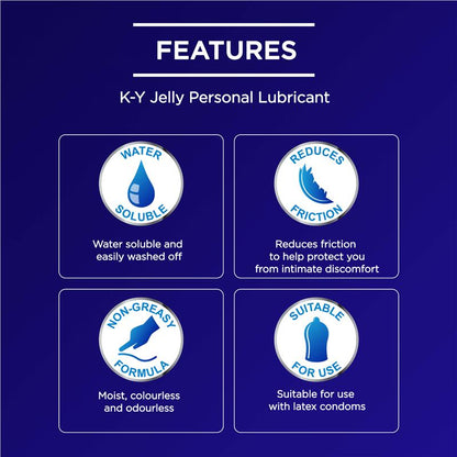Durex K-Y Jelly Personal Intimate Gel Lubricant - 100g
