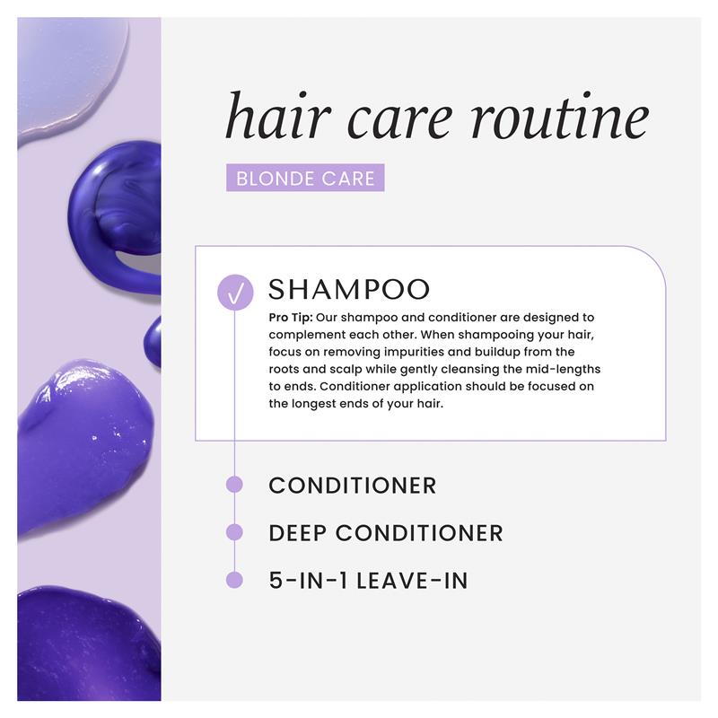 Hask Blonde Care Purple Shampoo 355ml