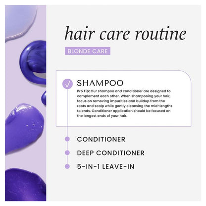 Hask Blonde Care Purple Shampoo 355ml