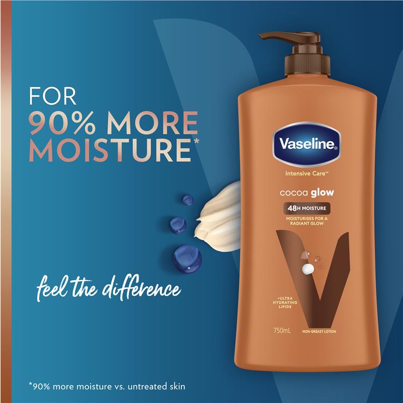Vaseline Intensive Care Body Lotion Cocoa Glow 750ml