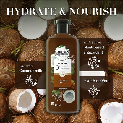 Herbal Essences Bio:Renew Hydrate Coconut Milk Shampoo 400ml
