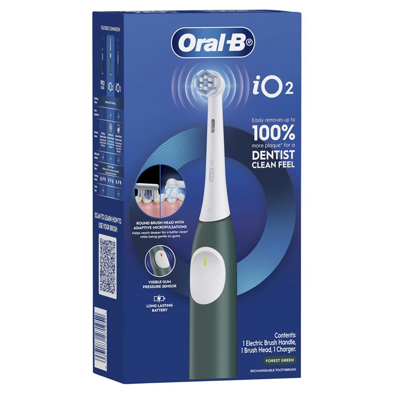Oral-B iO Series 2 Electric Toothbrush - Forest Green