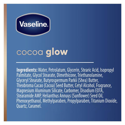 Vaseline Intensive Care Body Lotion Cocoa Glow 225ml - Rich Moisture for Radiant Skin