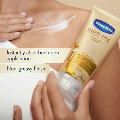 Vaseline Gluta-Hya Serum Boost Lotion for Flawless Glow - 200ml