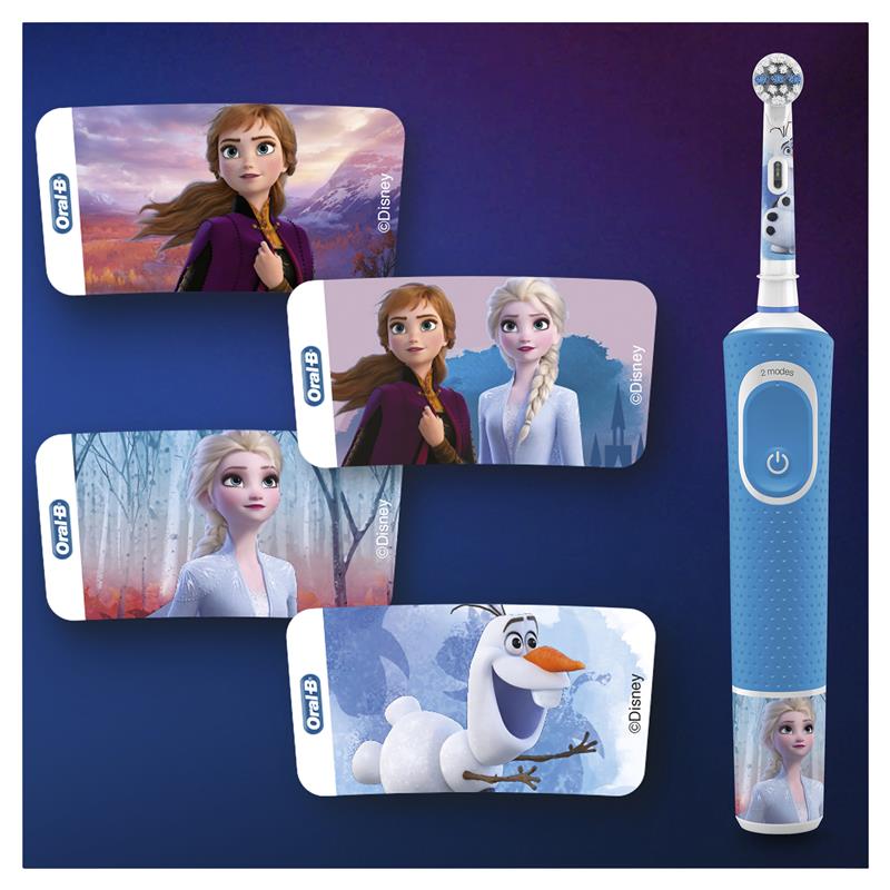 Oral B Power Toothbrush Pro 100 Frozen/Star Wars Pack - Fun and Effective Oral Care for Kids