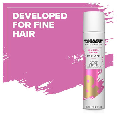 Toni & Guy Glamour Sky High Dry Shampoo - 250ml