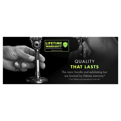 GilletteLabs 5-Blade Universal Razor Refills, 12 Pack for Heated & Exfoliating