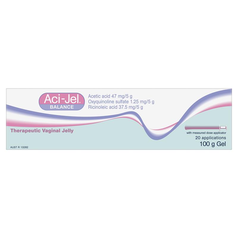 Aci-Jel pH 4 Fragrance-Free Vaginal Jelly 100g – Maintains Vaginal Acidity