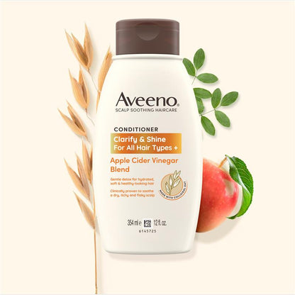 Aveeno Apple Cider Vinegar Clarifying Conditioner for Dull Hair 354mL
