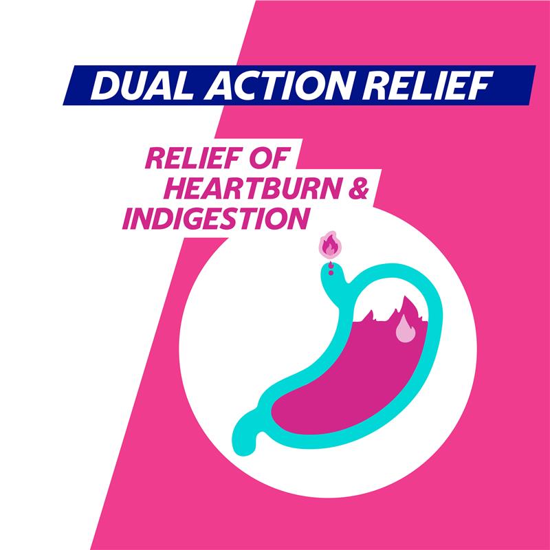 Gaviscon Dual Action Heartburn Relief - Mixed Berry 16 Pack