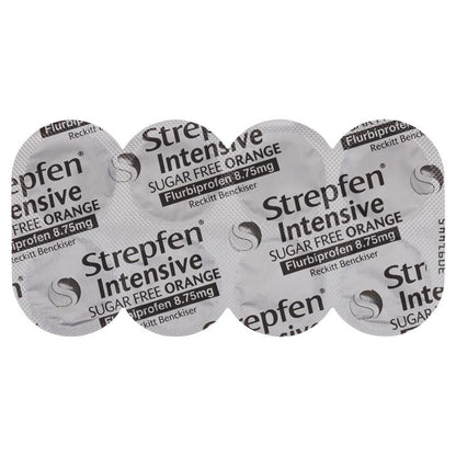 Strepfen Intensive Sugar Free Orange 16 Lozenges