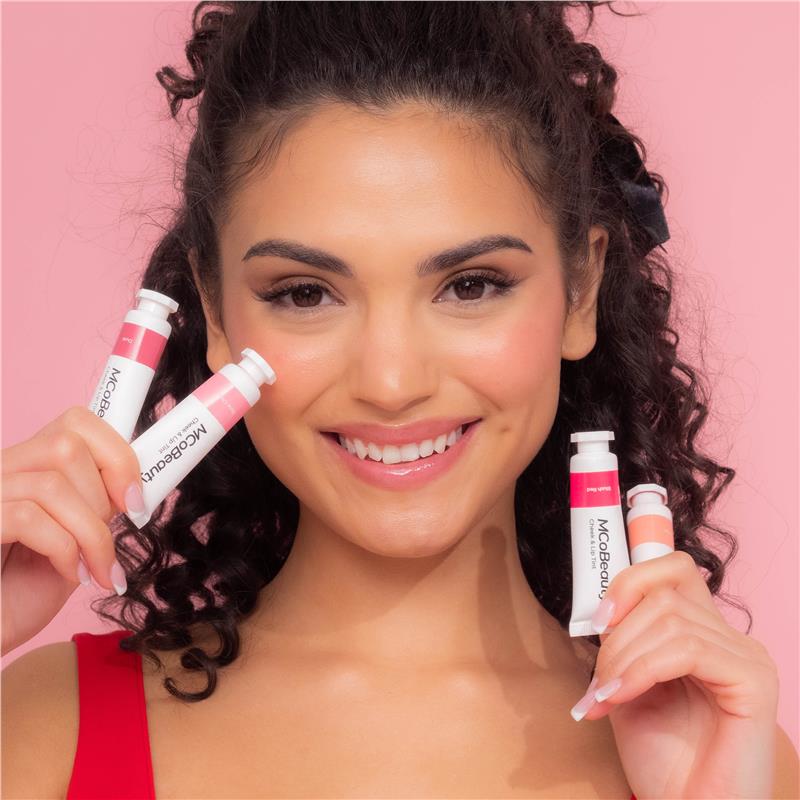 MCoBeauty Cheek & Lip Tint Assorted Blush Red & Rose Glow NEW
