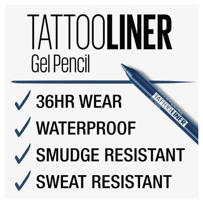 Maybelline Tattoo Gel Eyeliner 900 Deep Onyx