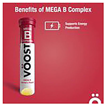 Voost Mega B Complex Effervescent Tablets 20 Pack