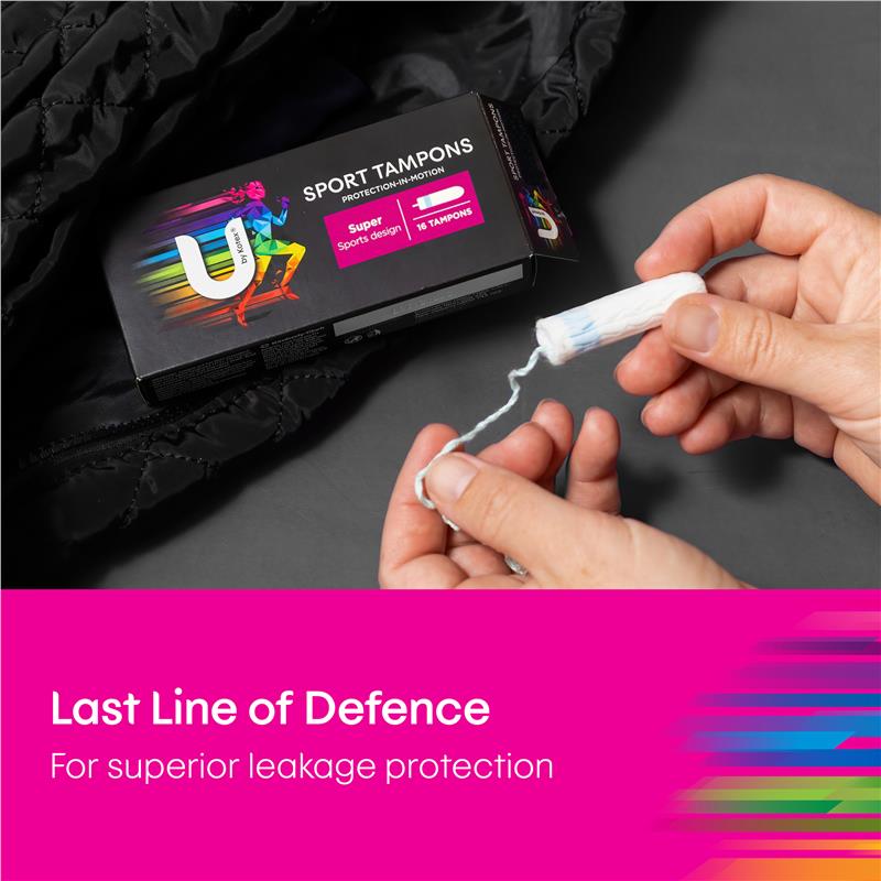 U By Kotex Sport Tampons Super 16 Pack