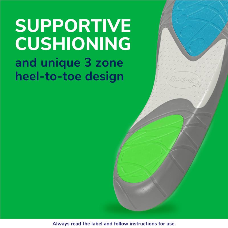 Dr. Scholl's Run Shock Absorbing Insoles - Small | Comfort for Every Step