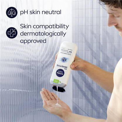 NIVEA MEN Sensitive 3-IN-1 Shower Gel Body Wash 500ml