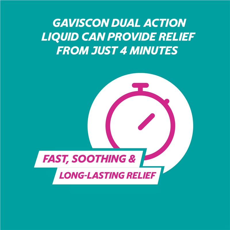 Gaviscon Dual Action Liquid Peppermint 500ml
