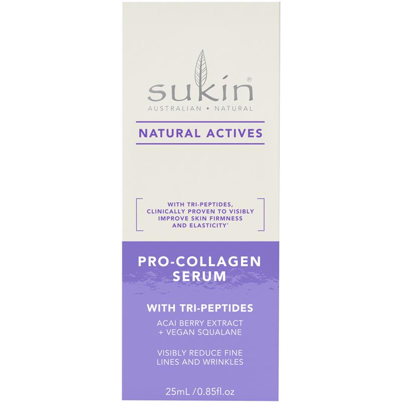 Sukin Natural Actives Pro-Collagen Serum with Vegan Squalane 25ml