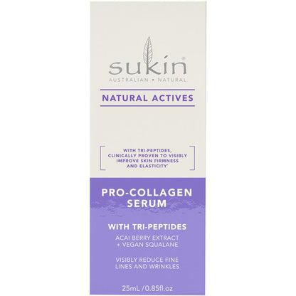 Sukin Natural Actives Pro-Collagen Serum with Vegan Squalane 25ml