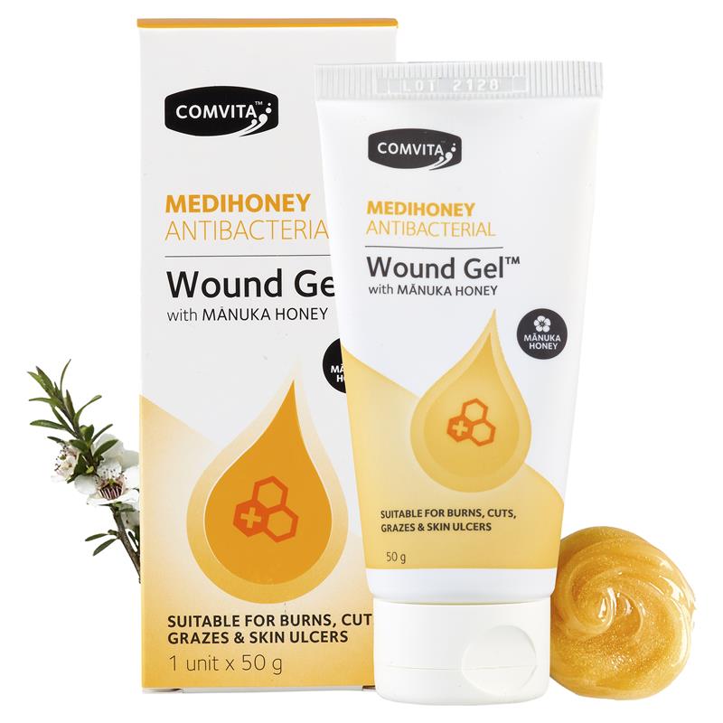 Medihoney Antibacterial Wound Gel - 50g for Effective Healing