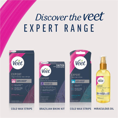 Veet Expert Cold Wax Leg & Body 20 Pack
