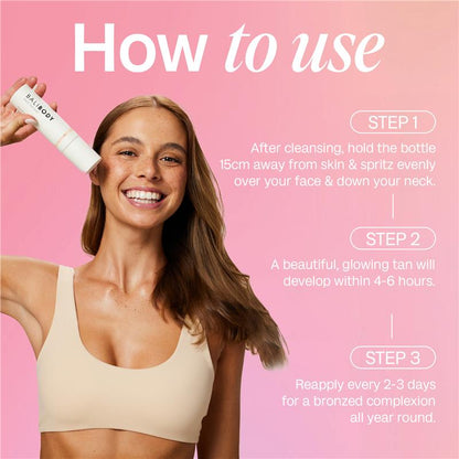 Bali Body Face Tan Mist Dark 100ml - Effortless Tanning