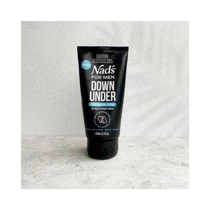 Nad's for Men Down Under Hair Removal Cream 150ml - Painless Hair Removal for Sensitive Areas