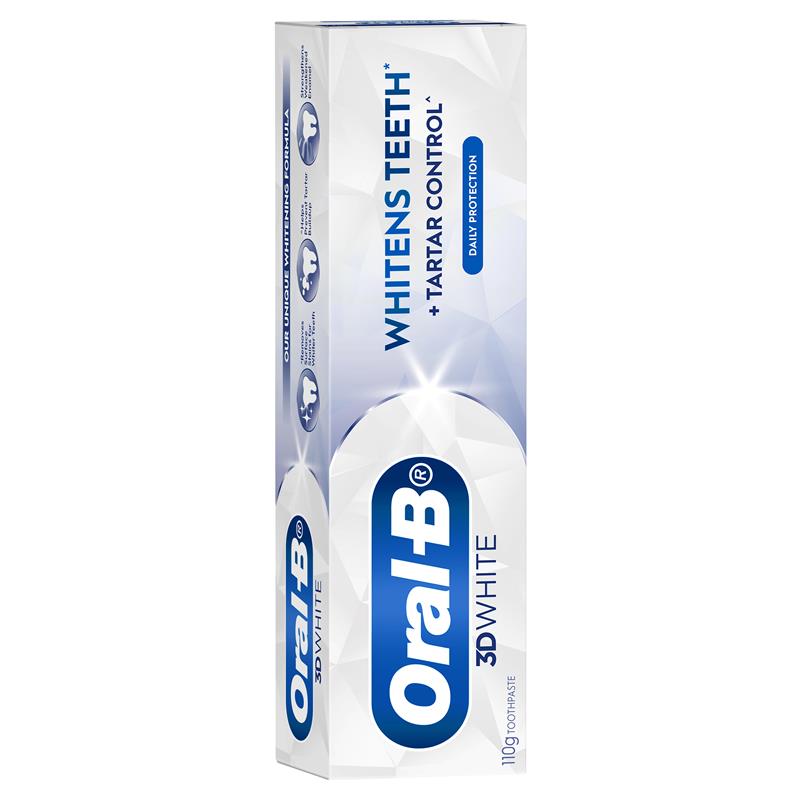 Oral-B 3D White Strengthen Enamel Toothpaste - 110g