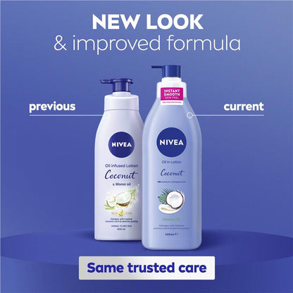 NIVEA Oil In Lotion Body Lotion Coconut & Monoi Oil 400ml