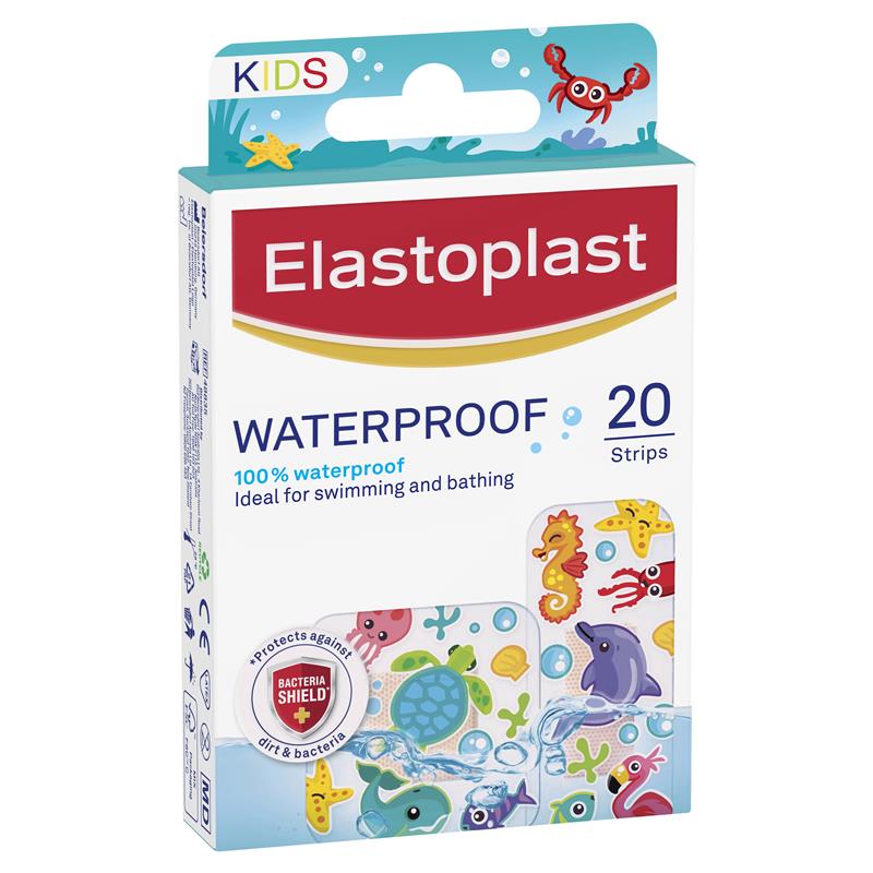 Elastoplast Kids Waterproof Strips - 20 Pack