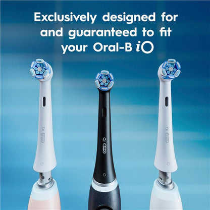 Oral-B iO Advanced Clean Brush Head Refills - White, 4 Pack