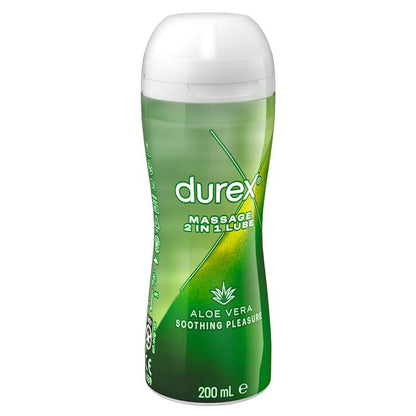 Durex Play Lubricant Massage 2 in 1 200ml - Aloe Vera Infused Intimate Gel