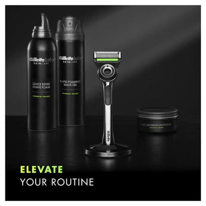 Gillette Labs 4-Pack Razor Cartridges – Compatible with Exfoliating & Heated Razors