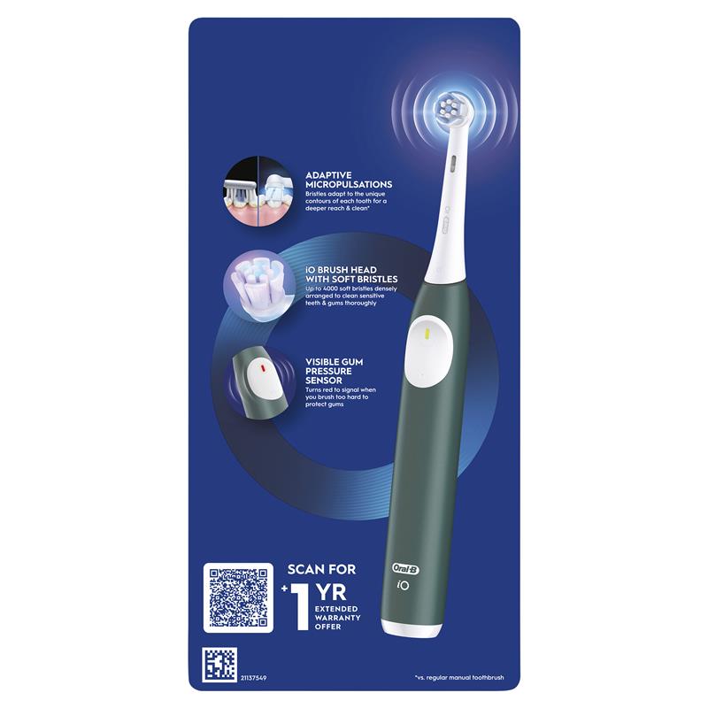 Oral-B iO Series 2 Electric Toothbrush - Forest Green