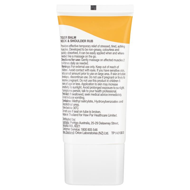 Tiger Balm Neck and Shoulder Rub 50g - Soothing Relief for Tired Muscles