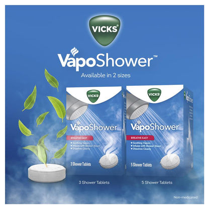 Vicks VapoShower 3 Pack