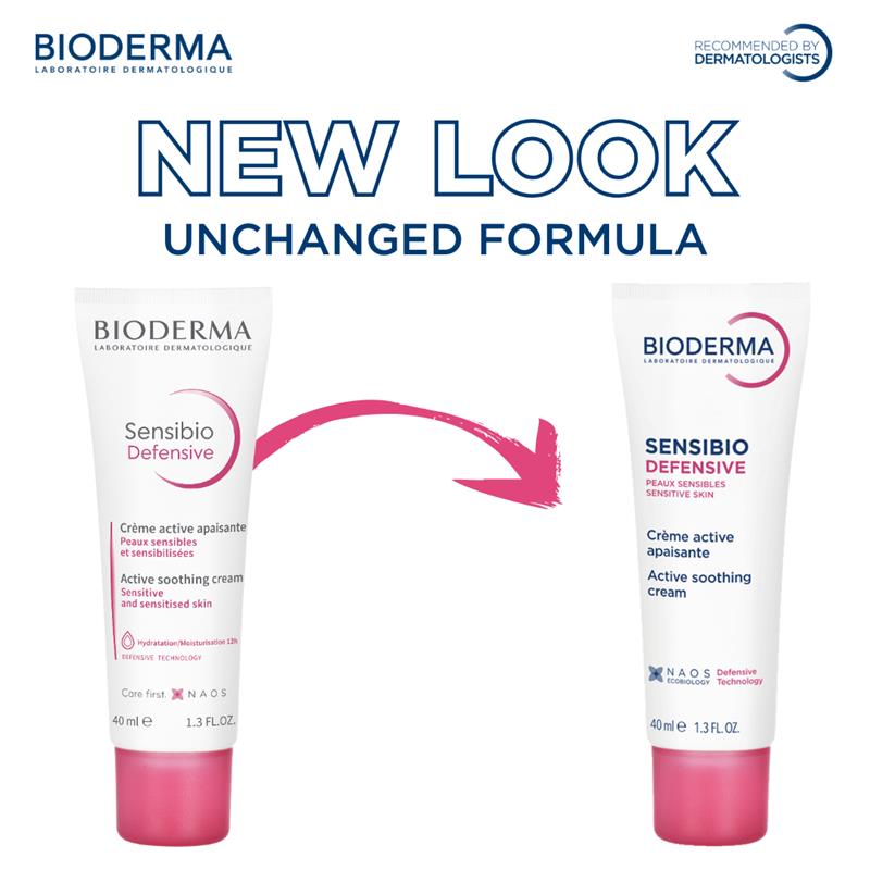 Bioderma Sensibio Soothing Defensive Light Moisturiser for Sensitive Skin 40ml